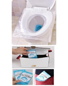 50 Adet Biyobozulur Klozet Kapağı Poşeti Seyahat Tipi Taşınabilir Klozet Kılıfı