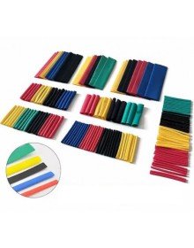 560 Parça Makaron Seti Kapaklı Kutulu Kablo Birleştirme Koruyucu Sıcaklıkla Daralan Makaron Set