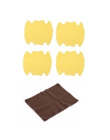 5li Set Araba Kapı Kolu Koruyucu Çizilme Önleyici Şeffaf Sticker Film Koruma Seti