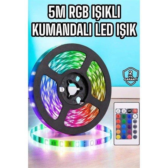 5M RGB Işıklı Her Ortama Uygun Led Işık