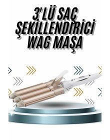 Wag Maşa Profesyonel Saç Şekillendirici İyon Özellikli Isı Kademeli