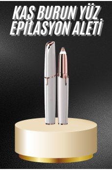 Kaş Bıyık Tüy Epilasyon Aleti Pilli Yüz Kaş Epilatör Kıl Tüy Alma Epilasyon