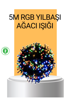 Dekoratif LED Çelenk Işık 8 Farklı Aydınlatma Modu