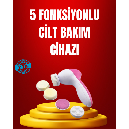 Su Geçirmez Elektrikli Yüz Temizleme ve Masaj Aracı