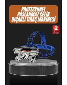 El Feneri Süper Kafa Lambası 4 Modlu 5 Led Kafa Feneri