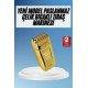 Sakal Kesme Tıraş Makinesi Paslanmaz Çelik Gold Şarjlı