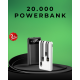 Kamp ve Seyahat İçin 20.000mAh LED Işıklı Hızlı Şarj Powerbank