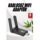 Wifi Adaptörü Bt5.0 Wifi 2'si Bir Arada Çift Bantlı Çift Anten