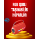 Suya Dayanıklı 20W RGB Hoparlör Bluetooth, USB, SD Kart ve AUX Girişli