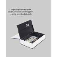 Anahtarlı Gizli Kitap Kasa – Metal İç Yapı, Kamuflajlı Sözlük Tasarım Anahtarlı Gizli Kitap Kasa – Metal İç Yapı, Kamuflajlı Sözlük Tasarım