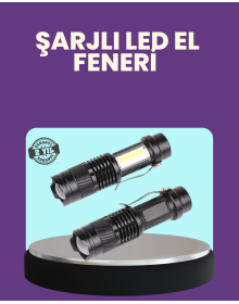 Suya Dayanıklı 4 Modlu Mini LED El Feneri