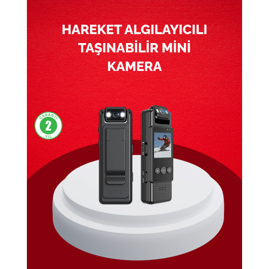 Mini Kamera 1080P Full HD Taşınabilir Güvenlik ve Kayıt Cihazı Mini Kamera 1080P Full HD Taşınabilir Güvenlik ve Kayıt Cihazı