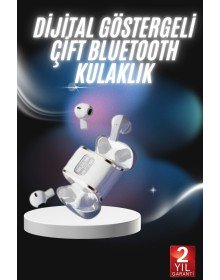 Profesyonel Dijital Göstergeli Düşük Gecikme Bluetooth Kulaklık Çift Kulaklık