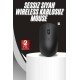 Ergonomik Tasarım Kablosuz Siyah Mouse Hassas Uzun Ömürlü