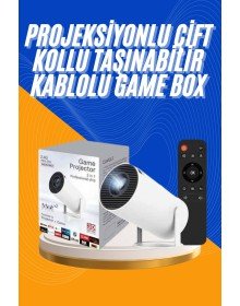 Projeksiyon Cihazı Video Oyun Konsolu 8 GB Hafıza LCD Ekran Kumandalı