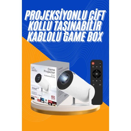 Projeksiyon Cihazı Video Oyun Konsolu 8 GB Hafıza LCD Ekran Kumandalı Projeksiyon Cihazı Video Oyun Konsolu 8 GB Hafıza LCD Ekran Kumandalı