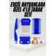 4'lü Bit Pire Tarağı Set Kedi Köpek Evcil Hayvan Tüy Toplayıcı Mavi