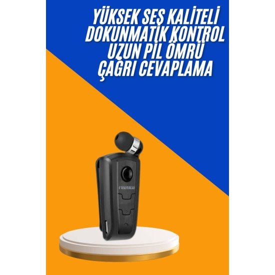 Mikrofonlu Makaralı Bluetooth Kulakiçi Kulaklık Android ve İOS Uyumlu Mikrofonlu Makaralı Bluetooth Kulakiçi Kulaklık Android ve İOS Uyumlu
