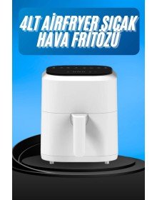 Hava Fritözü 4L Airfryer Pratik Uzun Ömürlü Yağsız Pişirme Taşınabilir