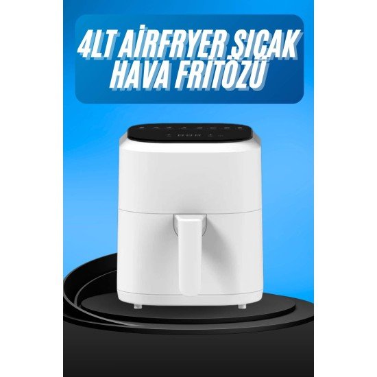 Hava Fritözü 4L Airfryer Pratik Uzun Ömürlü Yağsız Pişirme Taşınabilir Hava Fritözü 4L Airfryer Pratik Uzun Ömürlü Yağsız Pişirme Taşınabilir