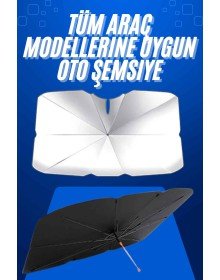 Taşınabilir Oto Cam Güneşliği Katlanabilir Tüm Araçlara Uyumlu Güneş Gölge Koruyucu