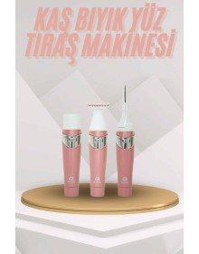 Yüz Kaş ve Tüm Vücut Epilasyon Aleti 3 Başlıklı Hassas Ciltlere Uygun Epilatör