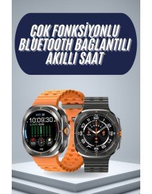 2025 Model Gelişmiş Özellikli Nabız Sensörlü Spor Takibi Yapabilen Titreşimli Saat