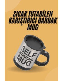 Sıcak Tutan Termos Bardak Kendi Kendini Karıştıran Mikser Kupa