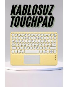 Profesyonel Wifi Q Klavye Bluetooth Klavye Touchpad 10.8 Inç