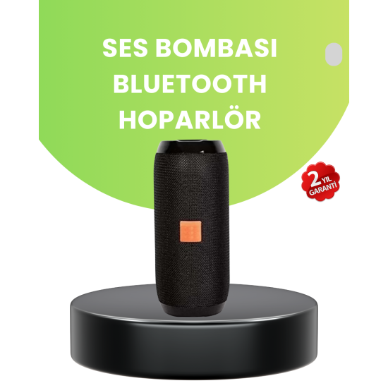 Taşınabilir Kablosuz Hoparlör 2 Woofer 2 Tweeter 12 Saat Oynatma