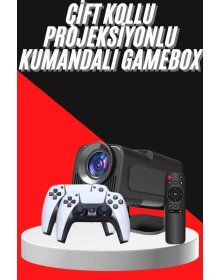 Retro Video Oyunu Konsolu Android Tv El Oyun Konsolu WIFI Taşınabilir Projeksiyon Cihazı