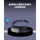 USB Şarjlı Mini LED KAFA Feneri 50m Odak 150m Geniş Aydınlatm USB Şarjlı Mini LED KAFA Feneri 50m Odak 150m Geniş Aydınlatm