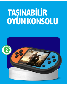 Retro 520 Oyunlu Taşınabilir Konsol HD Ekran USB Şarjlı