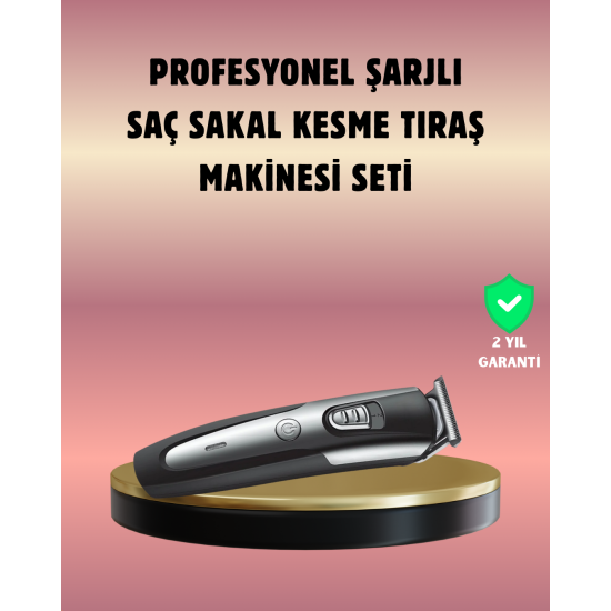 Şarjlı Saç Sakal Kesim Makinesi Detaylı Kesim İçin Hassas Başlıklı