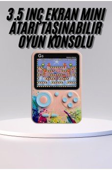 Game Box Mini 500 Adet Retro Oyun Taşınabilir Oyun Konsolu