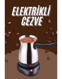 Çelik Kahve Makinesi Cezve 800 Watt Paslanmaz Çelik Türk Kahvesi Makinesi