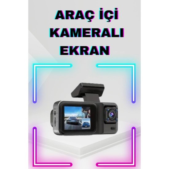 2 İnç Araç İçi Kameralı Ekran 1080P Full HD Kaliteli Hafıza Kart Destekli 2 İnç Araç İçi Kameralı Ekran 1080P Full HD Kaliteli Hafıza Kart Destekli