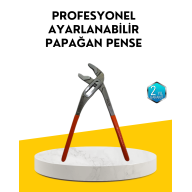 Profesyonel Ayarlı Pense Kurbağacık Ağzı Geniş Açılım