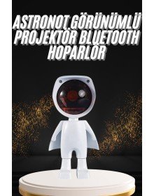 180 Derece Dönebilen Astronot Masa ve Gece Lambası Projektör