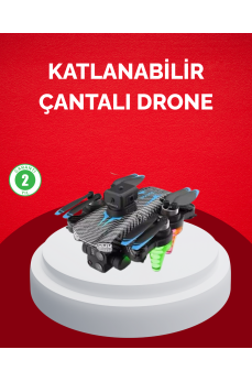 Katlanabilir Drone 1080P Kamera 0-100m Uçuş Mesafeli