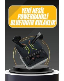 Powerbank Bluetooth Kulaklık  Kulaklığı Yüksek Ses Kaliteli