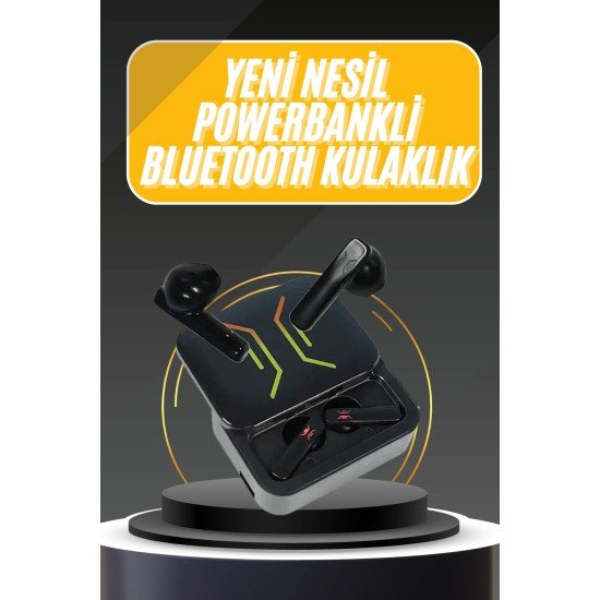 Powerbank Bluetooth Kulaklık Kulaklığı Yüksek Ses Kaliteli Powerbank Bluetooth Kulaklık Kulaklığı Yüksek Ses Kaliteli