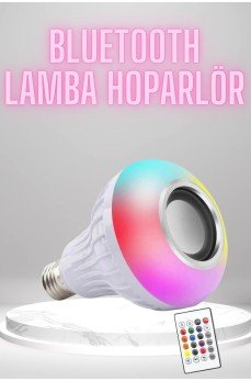 Bluetooth Hoparlör Akıllı Rgb Led Işık Renk Değiştirme Ses Bombası Ampül Görünümlü
