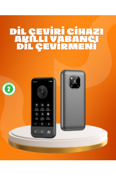 Seyahat ve İş İçin Çok Dilli Taşınabilir Çeviri Makinesi