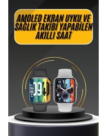 Akıllı Saat Yeni Nesil Android ve İOS Uyumlu Titreşim Modlu Alarm Kronometre