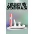 Yüz, Kaş ve Tüm Vücut Epilasyon Aleti3 Başlıklı Epilatör Tüm Cilt Tiplerine Uygun