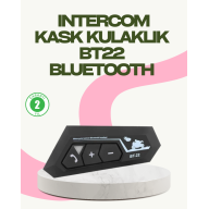 Bluetooth 5.0 EDR Kask Kulaklık Yüksek Ses Kalitesi ve Gürültü Önleme