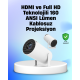4K Uyumlu 130 İnç Full HD Projeksiyon Cihazı ve Kablosuz Aktarım Özelliği 4K Uyumlu 130 İnç Full HD Projeksiyon Cihazı ve Kablosuz Aktarım Özelliği