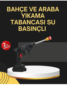 48V Şarjlı Basınçlı Yıkama Tabancası Köpük ve Çift Nozul 2025 Model