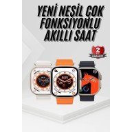 2025 Model Akıllı Saat Kordon Hediyeli Çağrı Cevaplama Uzun Pil Süreli Android İOS Uyumlu